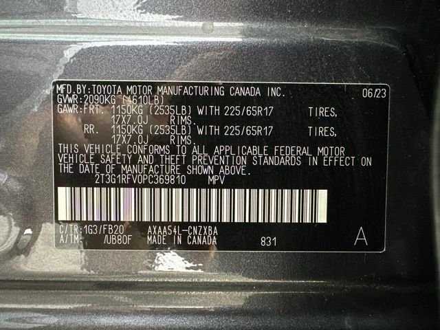 Used 2023 Gray Toyota LE image 30