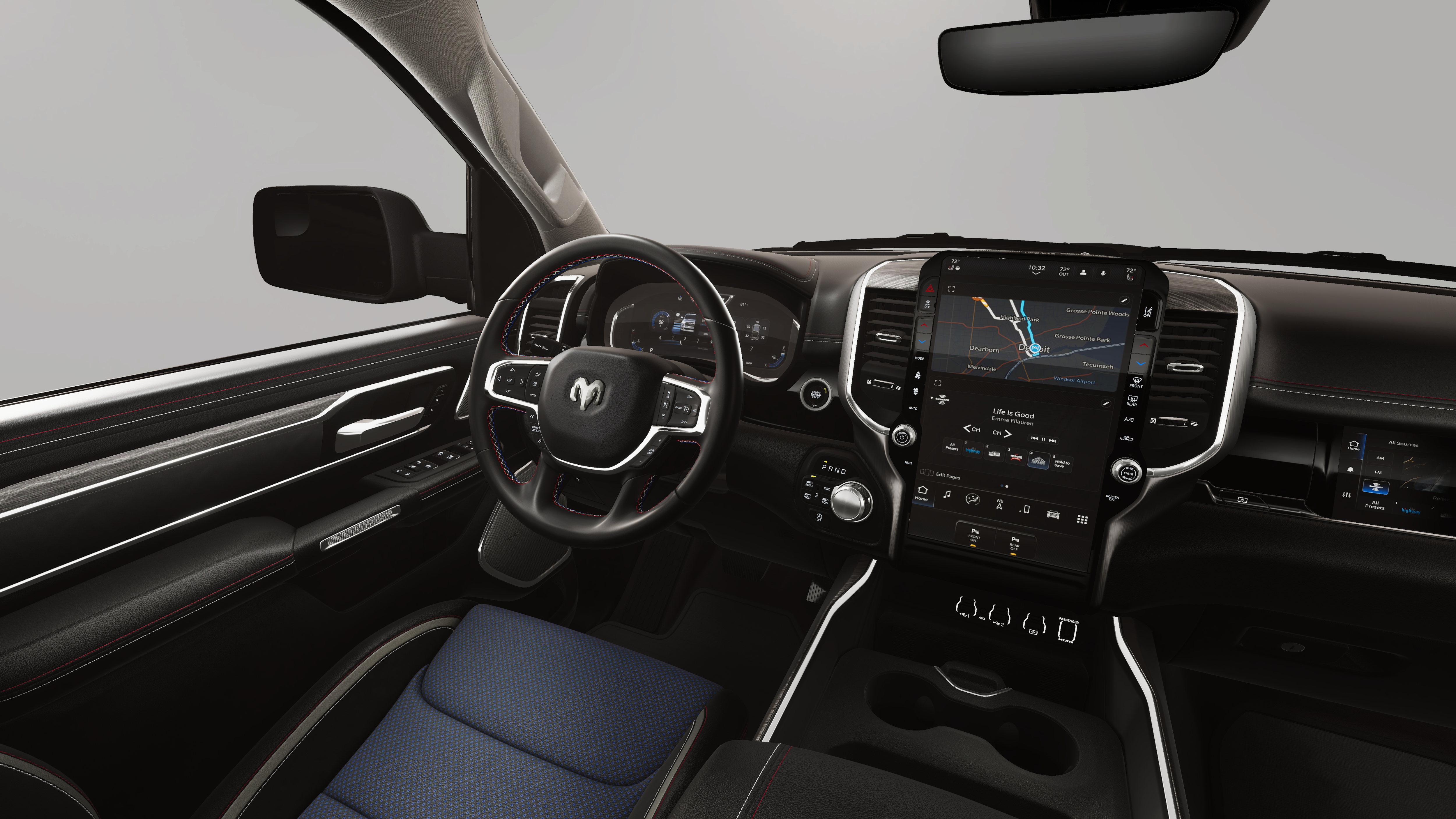 New 2026 Bright White Clear-Coat Exterior Paint RAM LARAMIE image 8