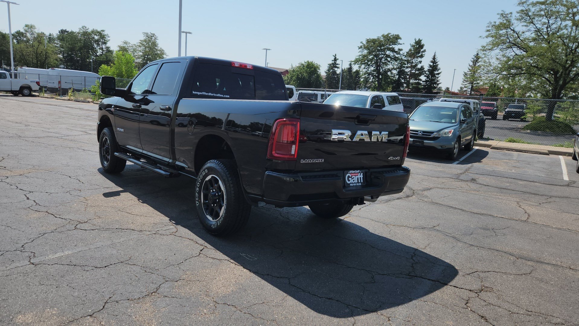 Used 2025 Diamond Black Crystal Pearlcoat Ram Laramie image 6