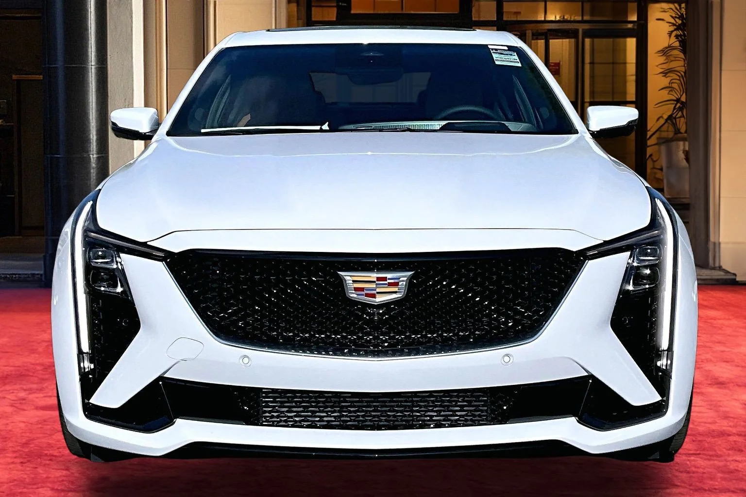 New 2026 Vibrant White Tricoat Cadillac Sport image 3