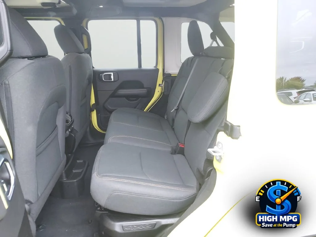 Used 2024 Yellow Jeep Sahara 4xe image 31