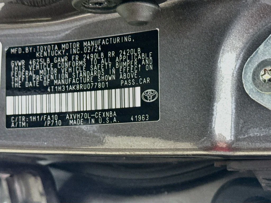 Certified Used 2024 Predawn Gray Mica Toyota Hybrid LE image 30