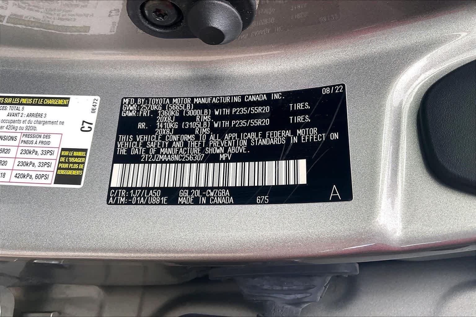 Used 2022 Atomic Silver Lexus  image 30