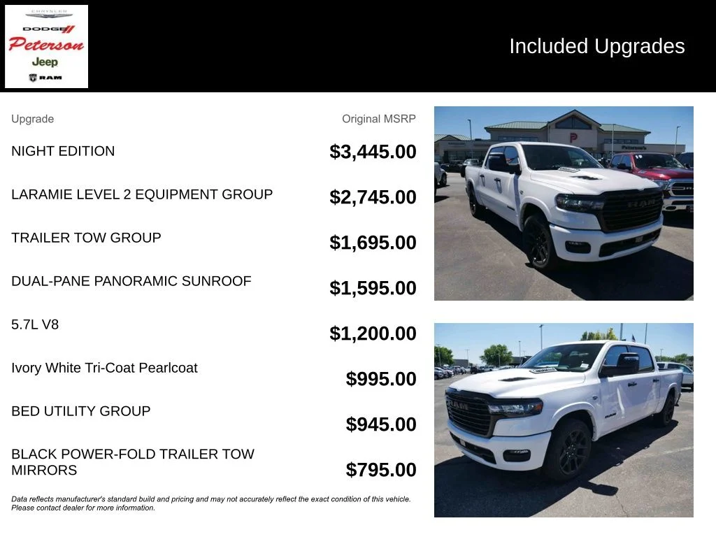 New 2026 White Ram Laramie image 13
