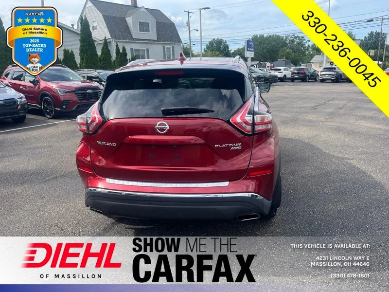 Used 2017 Red Nissan Platinum image 3