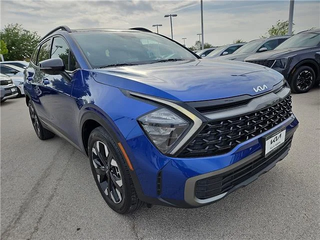 Used 2023 Sapphire Blue KIA X-Line All-Wheel Drive image 5