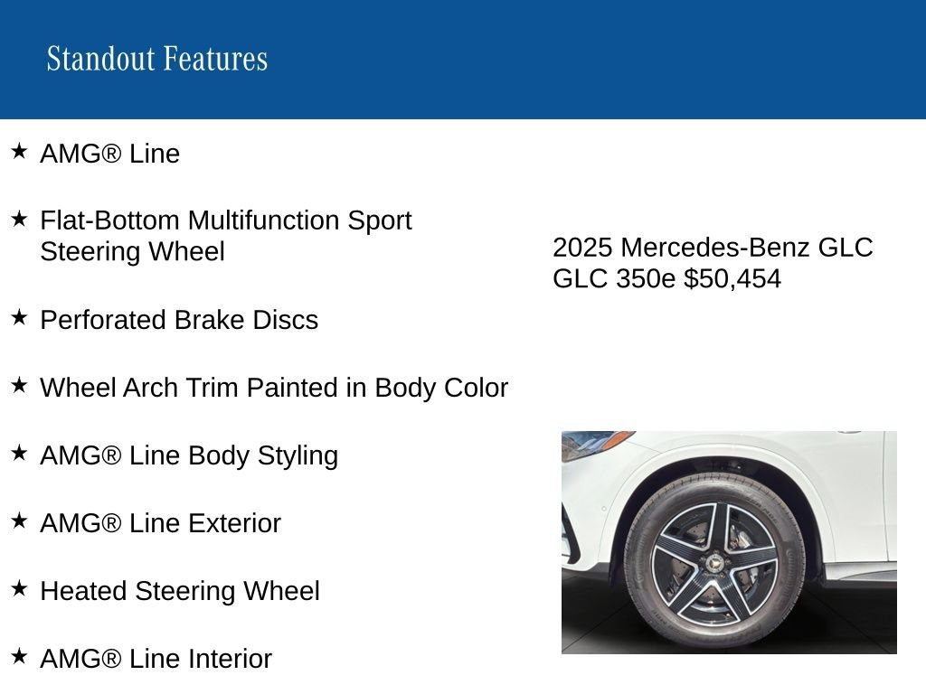 Certified Used 2025 White Mercedes-Benz GLC 350e image 9