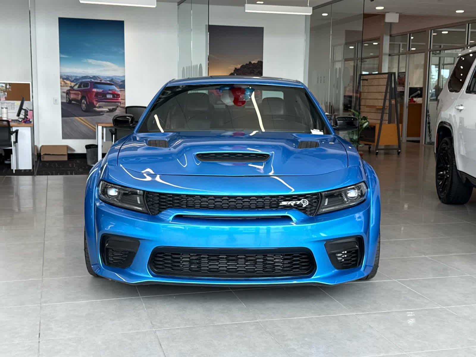 Used 2023 B5 Blue Pearlcoat Dodge SRT Hellcat Redeye Wide Jailbreak image 6