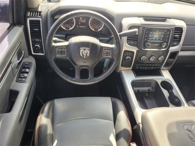 Used 2017 Brilliant Black Crystal Pearlcoat RAM Big Horn image 8