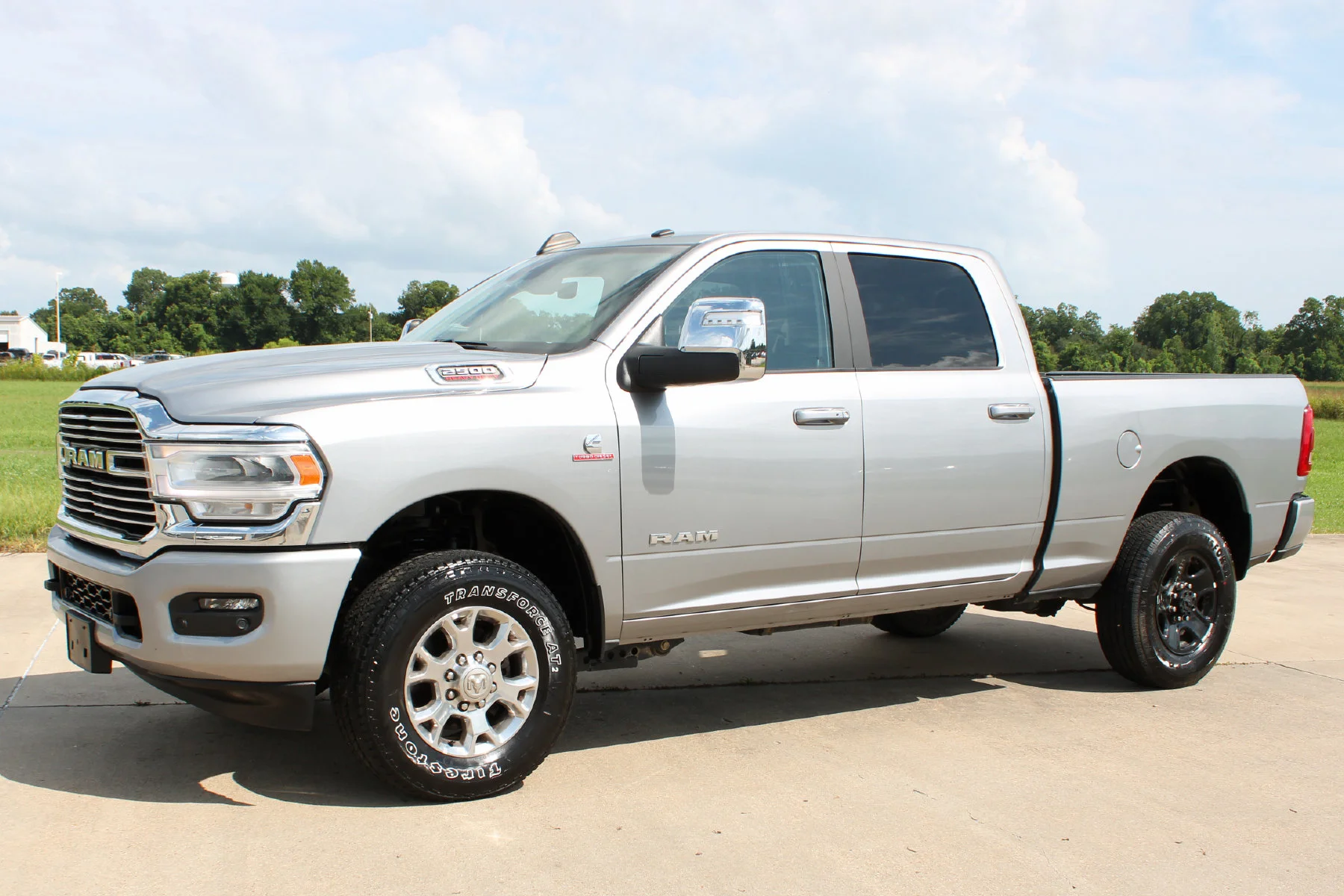 Used 2024 Billet Silver Metallic Clearcoat Ram Laramie 4x4 Crew Cab 6