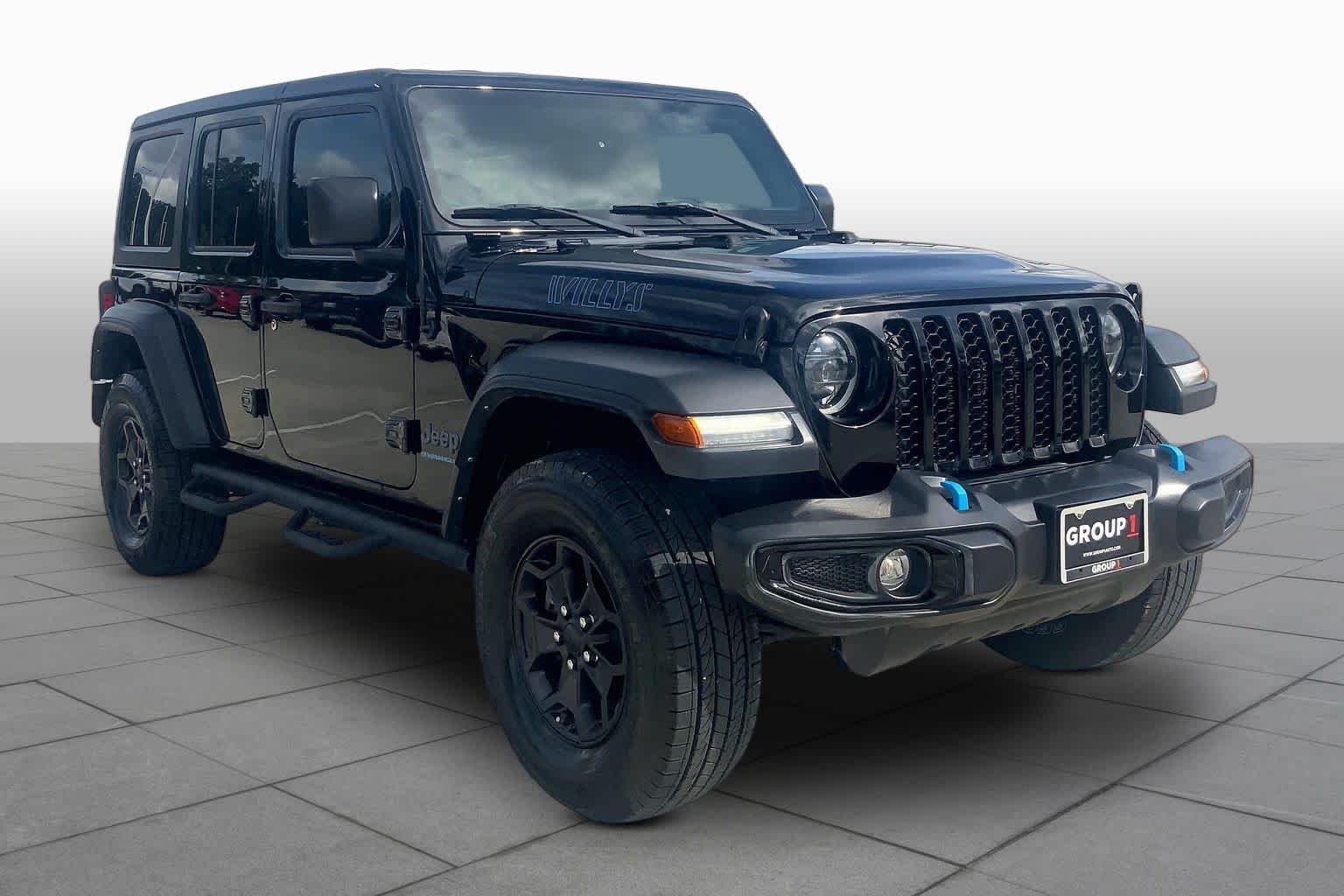 Used 2023 Black Clearcoat Jeep Willys image 3
