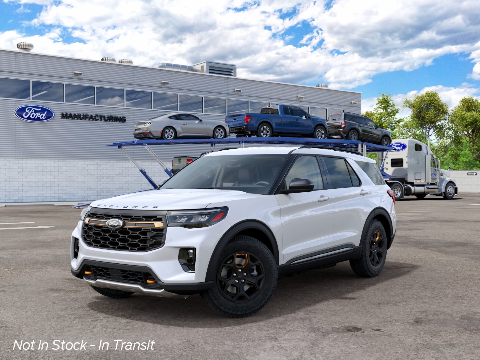 New 2027 White Metallic Ford Tremor image 3