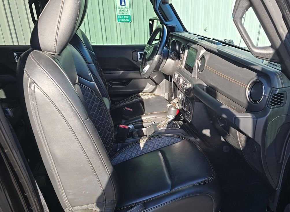 Used 2021 Black Jeep Unlimited Sahara High Altitude 4xe image 8