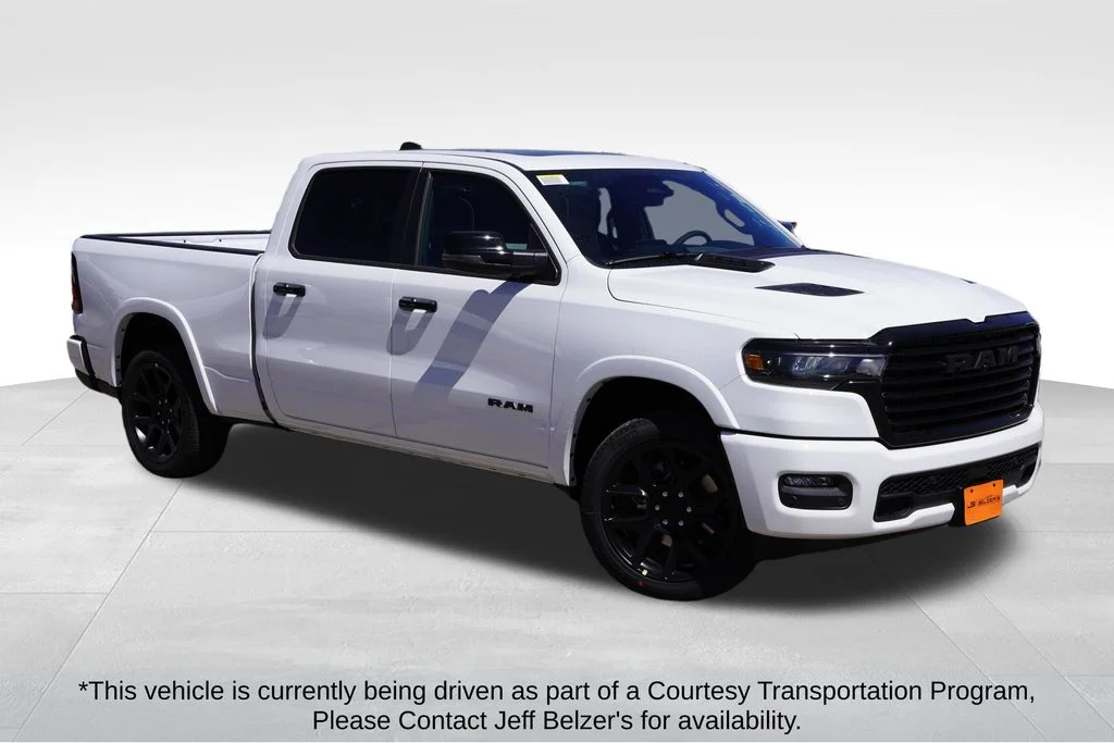 New 2026 Bright White Clear-Coat Exterior Paint RAM Laramie image 1