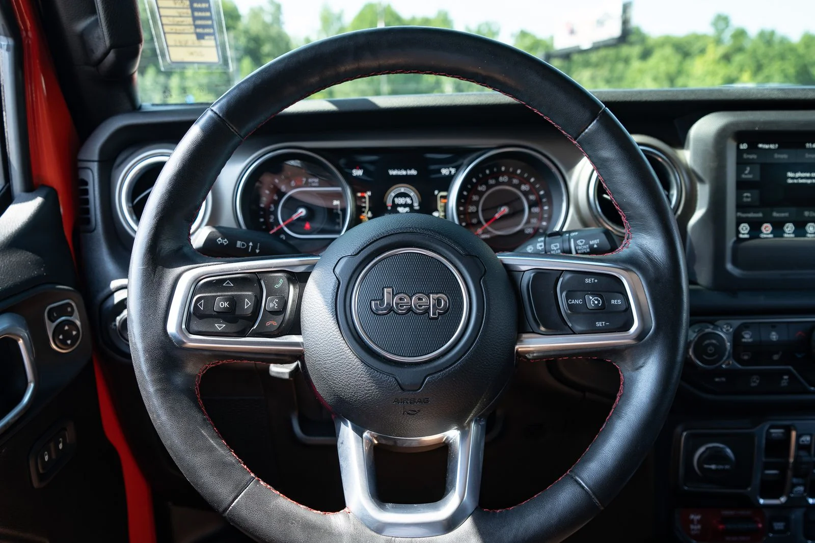 Used 2019 Orange Jeep Unlimited Rubicon image 28