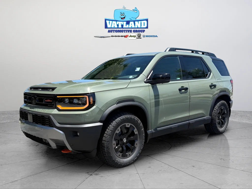 New 2026 Ash Green Metallic Honda TrailSport Elite image 1