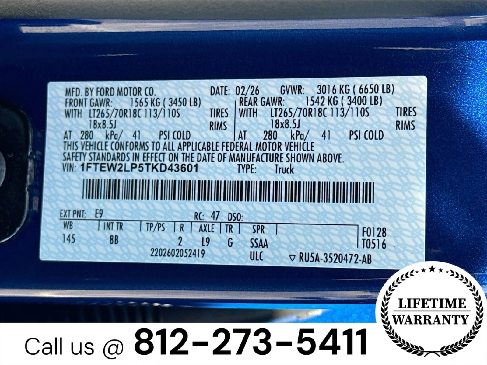 New 2026 Argon Blue Metallic Ford STX® image 30