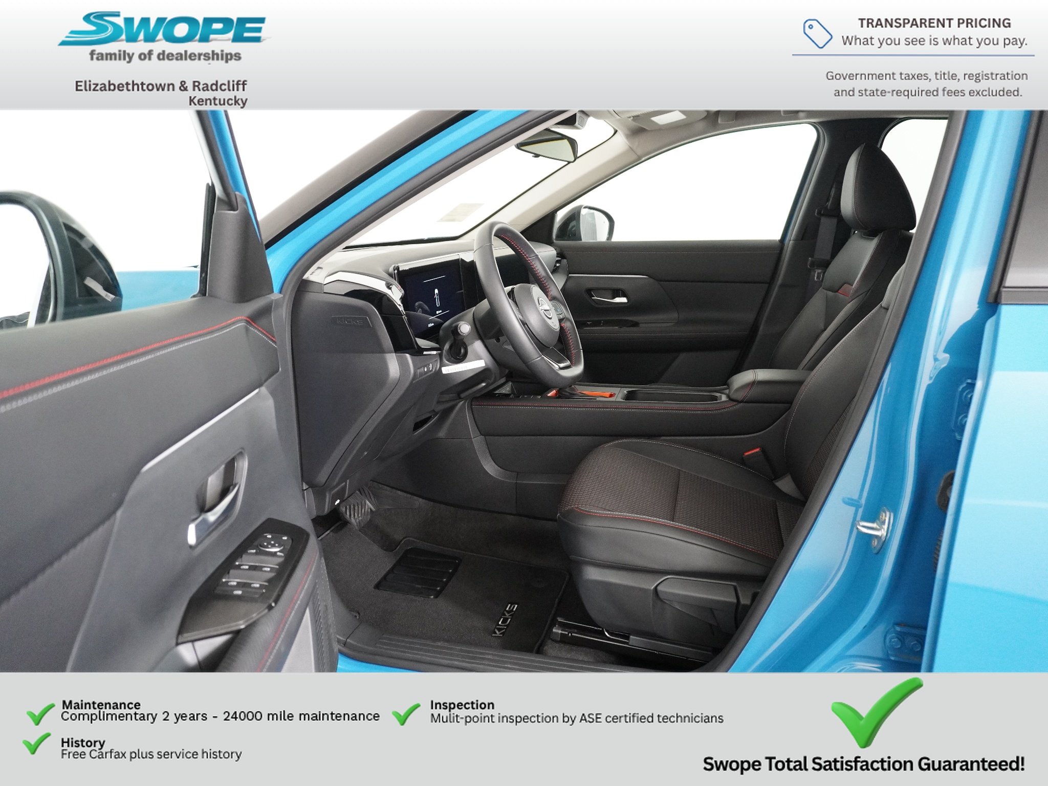 Used 2025 Arctic Ice Blue Metallic/Super Black Nissan SR image 13