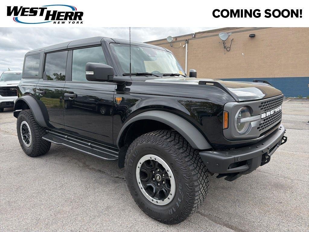 Used 2022 Shadow Black Ford Badlands image 1