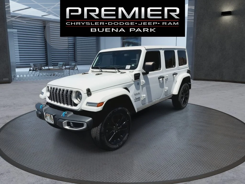 Used 2024 White Jeep Sahara 4xe image 4