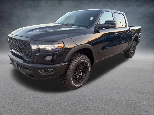 New 2027 Diamond Black Crystal Pearl-Coat Exterior Paint RAM Rebel image 3