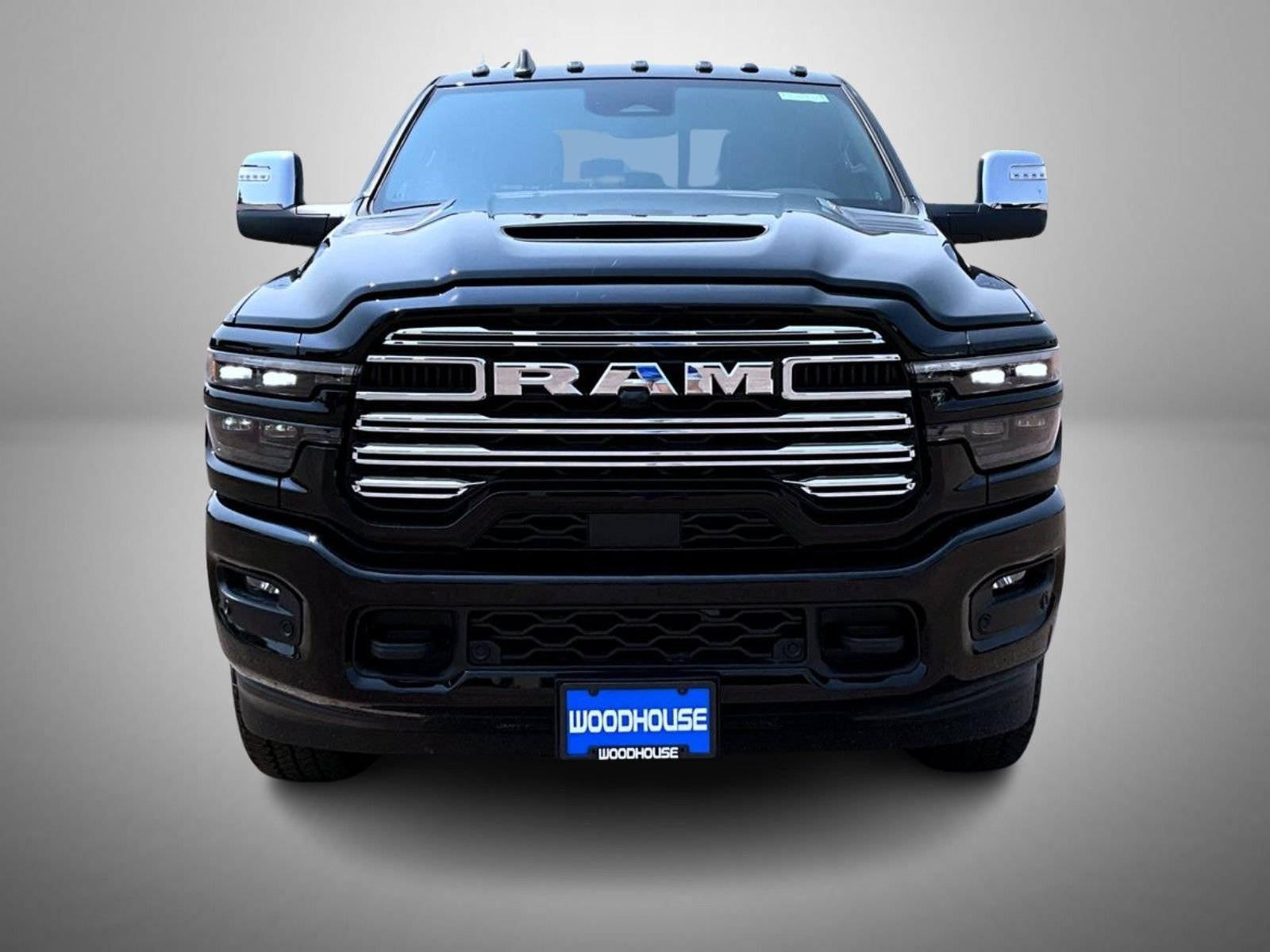 New 2026 Diamond Black Crystal Pearl-Coat Exterior Paint RAM Laramie image 2