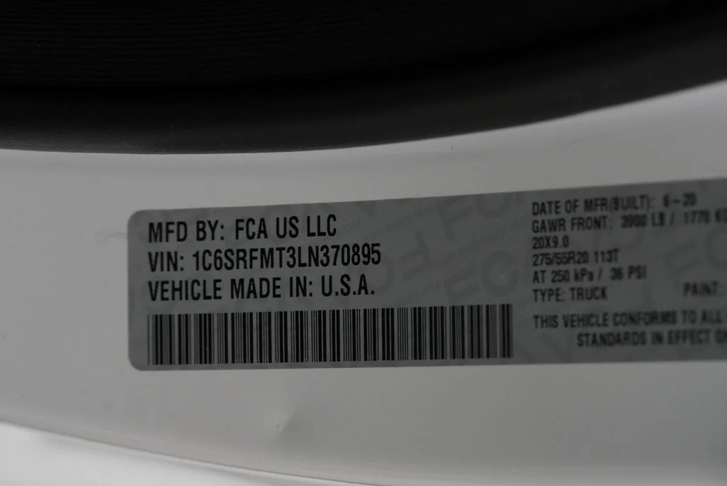 Used 2020 White Ram Big Horn/Lone Star image 49