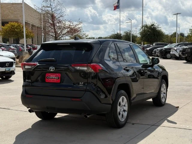 Certified Used 2025 MIDNIGHT BLACK METAL Toyota LE image 4