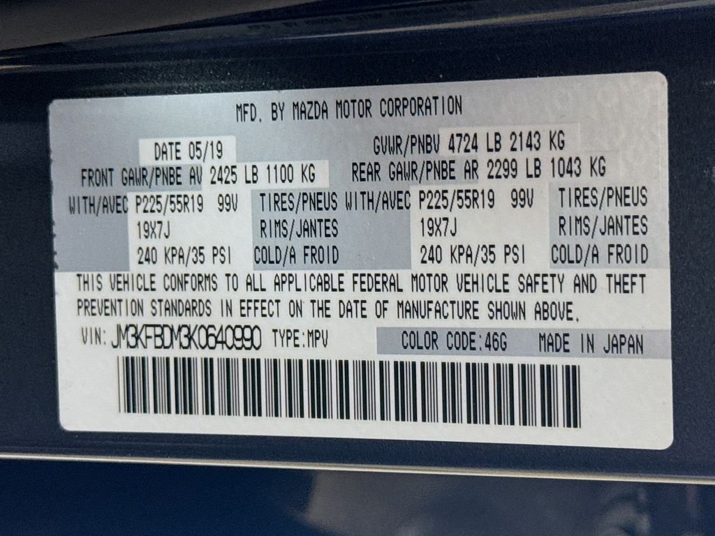 Used 2019 Machine Gray Metallic Mazda Grand Touring image 33