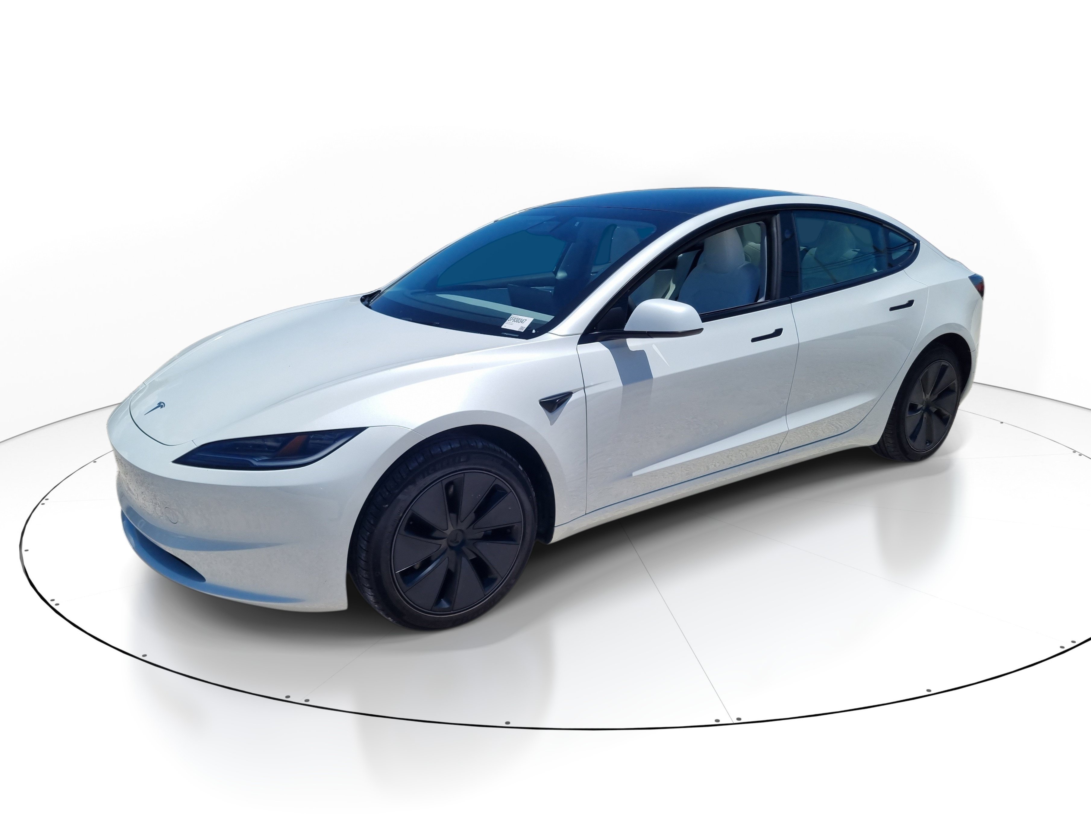 Used 2025 Pearl White Multi-Coat Tesla Long Range image 3