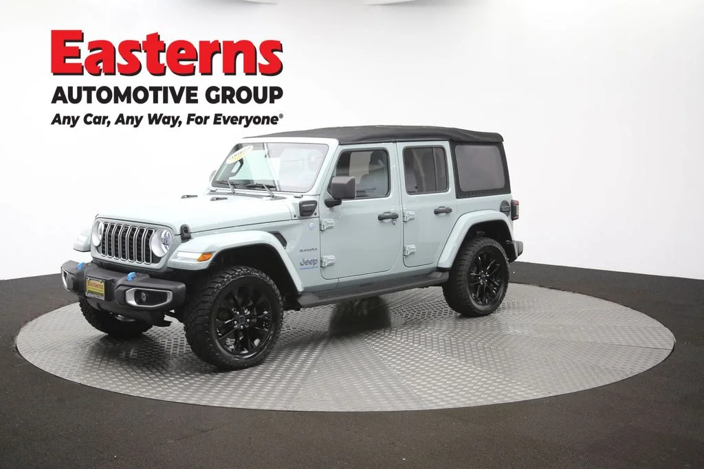 Used 2024 Gray Jeep Sahara 4xe image 56