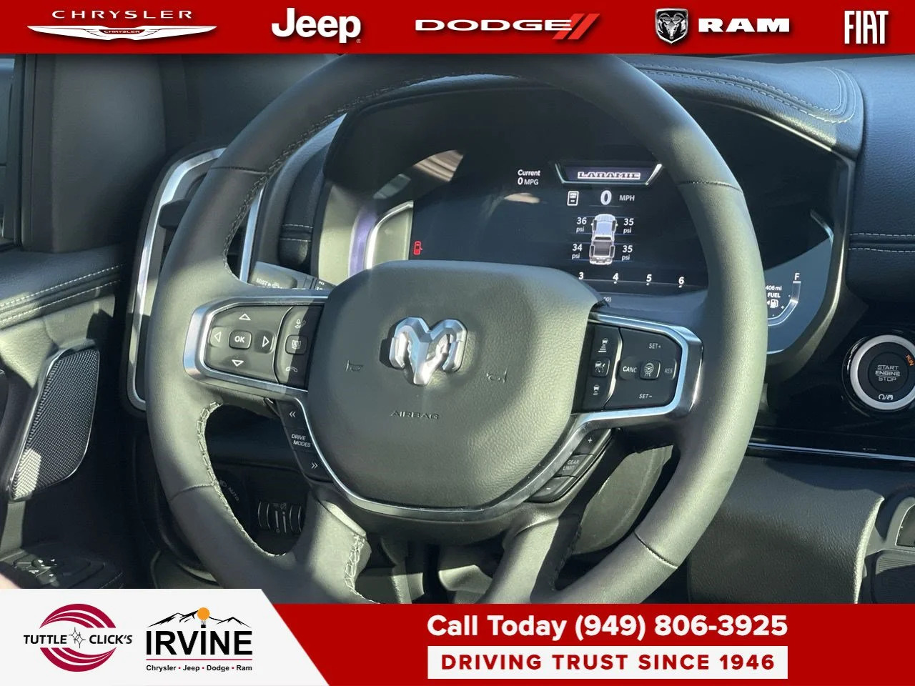 Used 2026 Bright White Clearcoat Ram Laramie image 24