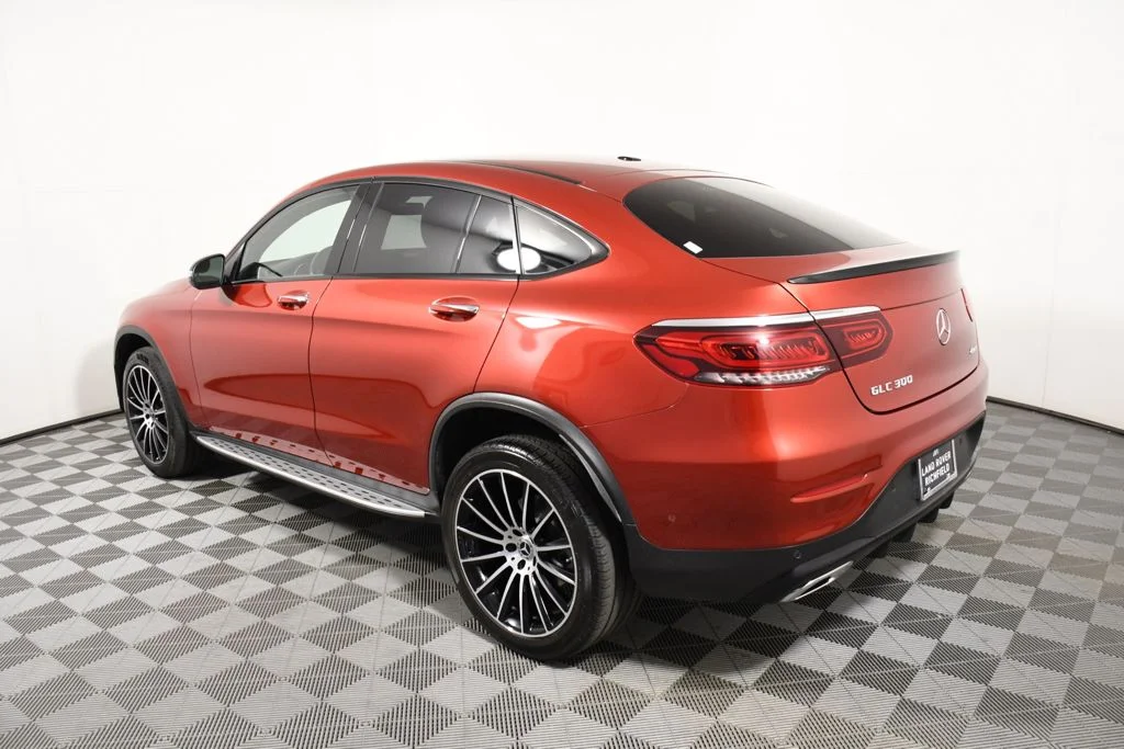 Used 2021 designo Cardinal Red Metallic Mercedes-Benz GLC 300 Coupe image 3