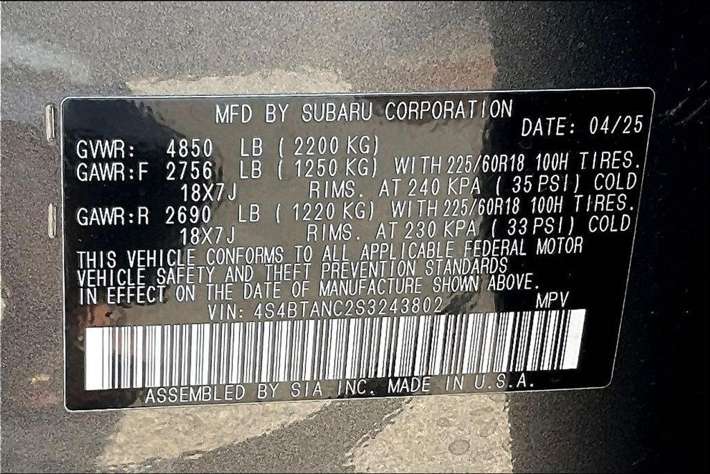 2025 Subaru Outback Limited - Photo 33