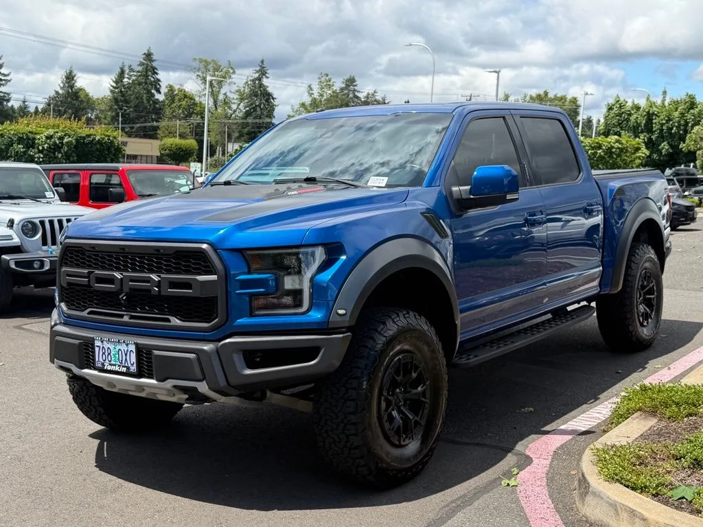 Used 2018 Lightning Blue Ford Raptor image 4