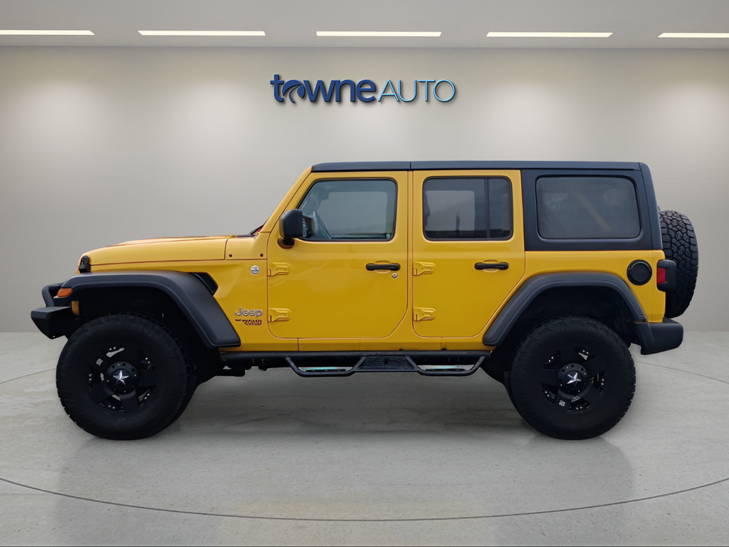 Used 2018 Yellow Jeep Unlimited Sport S image 2