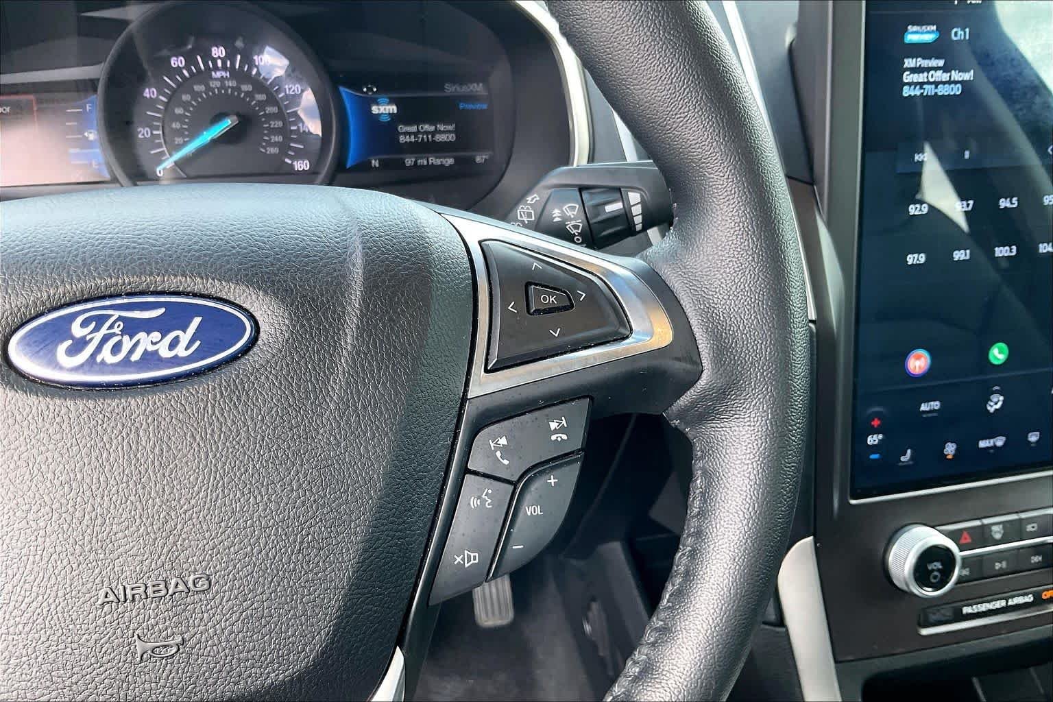 Used 2021 Iconic Silver Ford SEL image 24