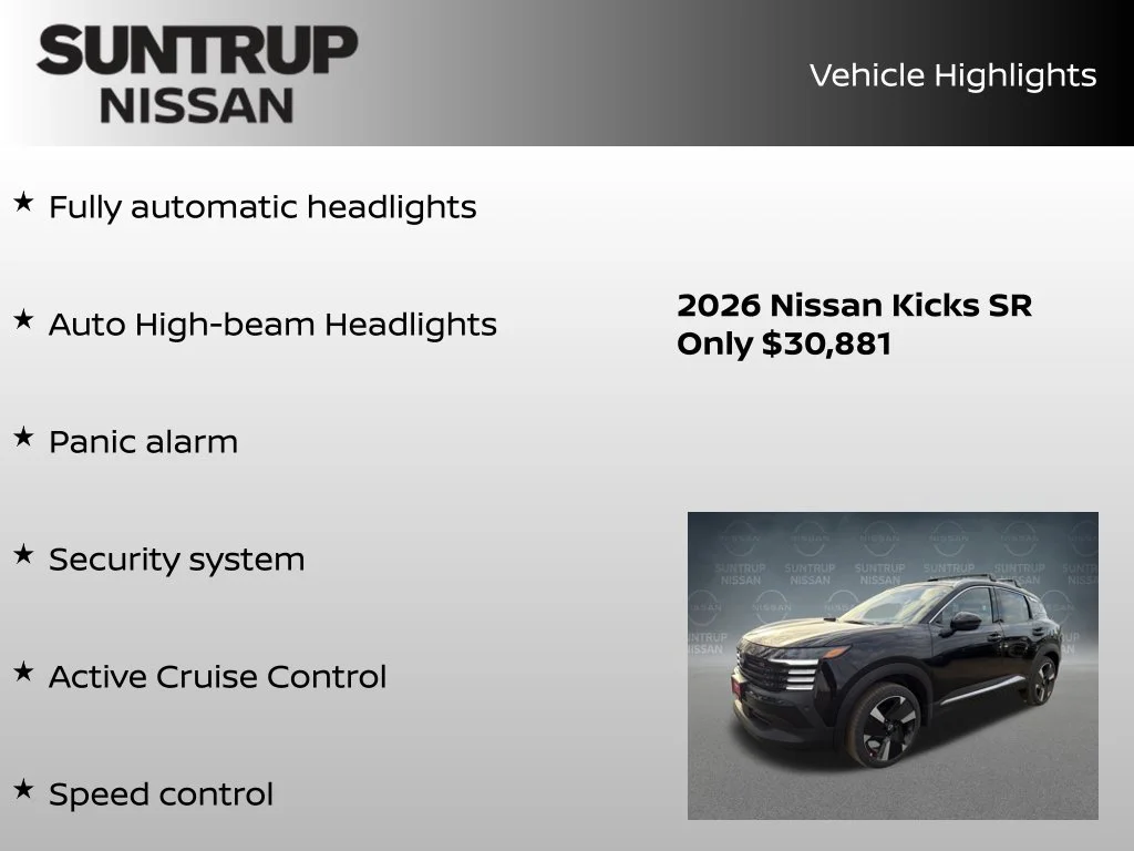 Certified Used 2026 Black Nissan SR image 39
