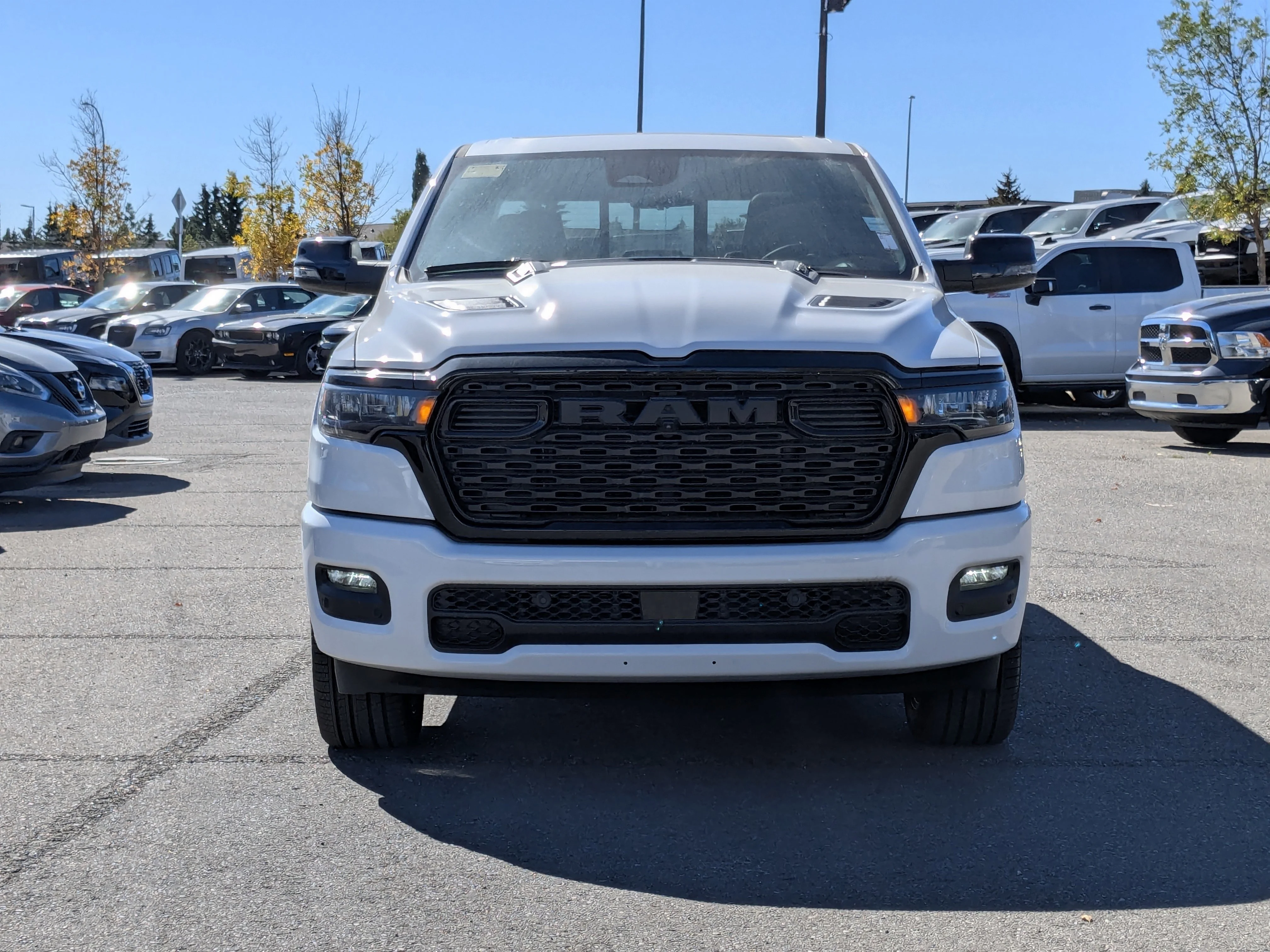 New 2025 White RAM Sport - - Night Edition - Level 1 Equip - Panoramic Sunroof & Tons more! image 3