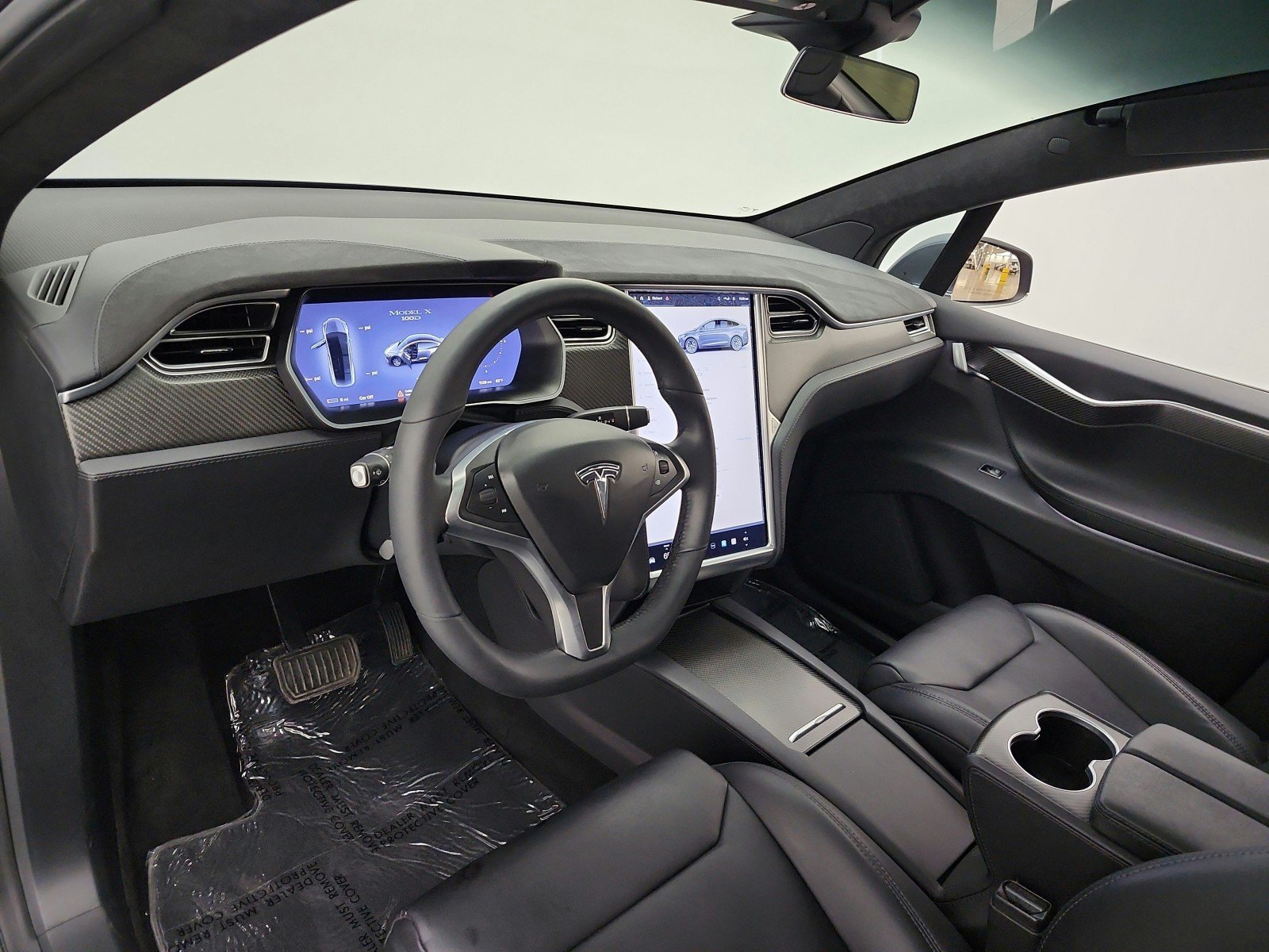 Used 2017 Midnight Silver Metallic Tesla 90D image 9