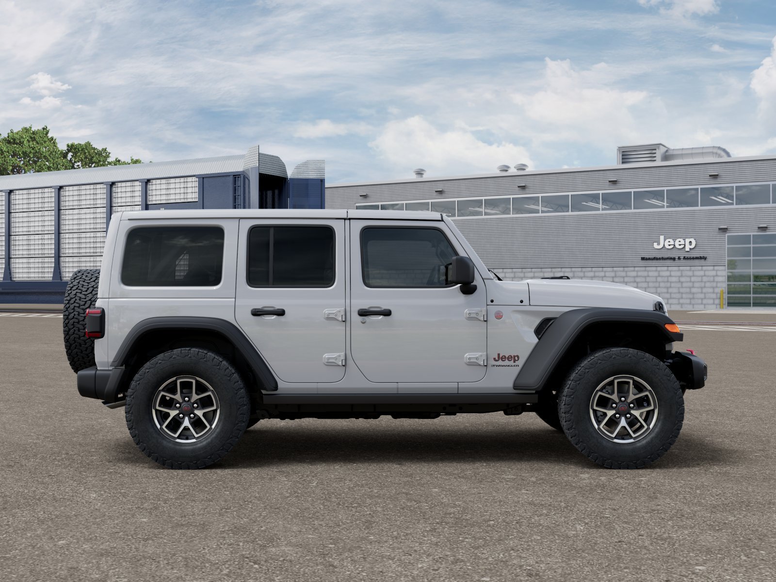 New 2026 Bright White Clear-Coat Exterior Paint Jeep Rubicon image 12