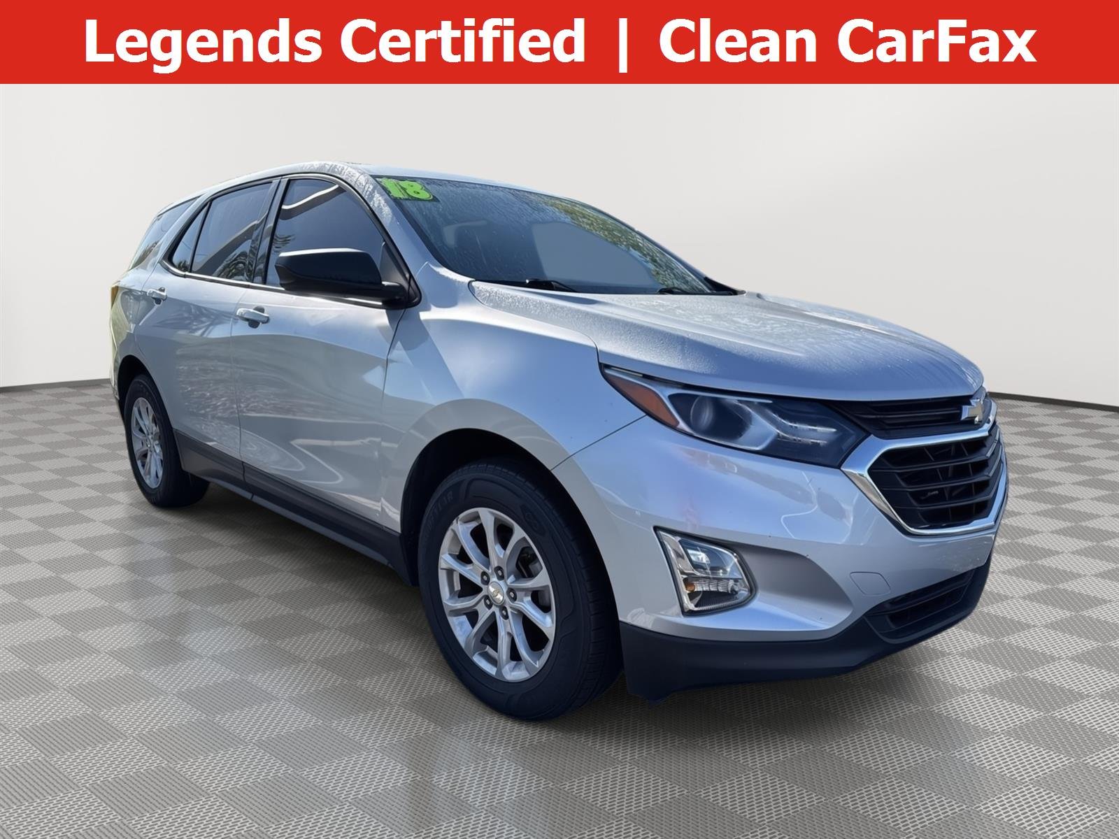 Used 2018 Silver Ice Metallic Chevrolet LS image 1