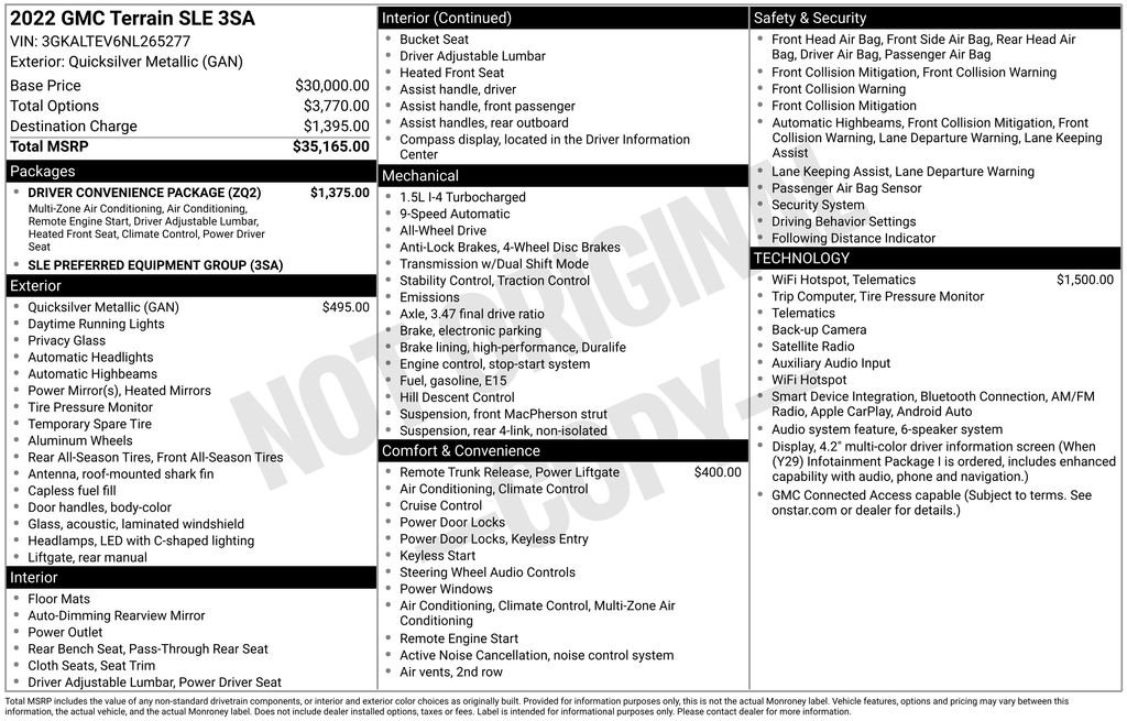 2022 GMC Terrain SLE - Photo 18