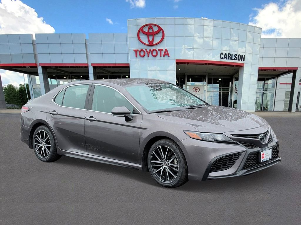 Certified 2023 Toyota Camry SE with VIN 4T1G11AK0PU835970 for sale in Minneapolis, Minnesota