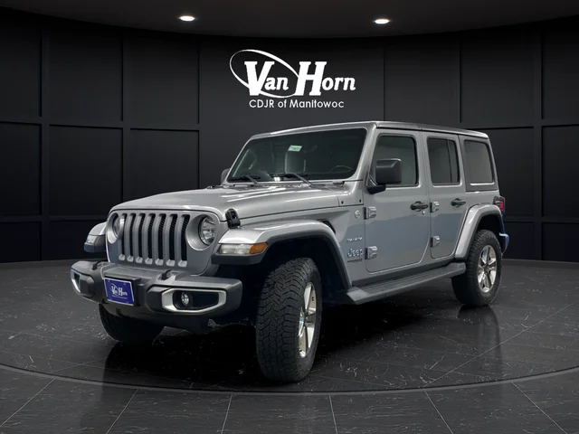 Used 2020 Billet Silver Metallic Jeep Unlimited Sahara image 3