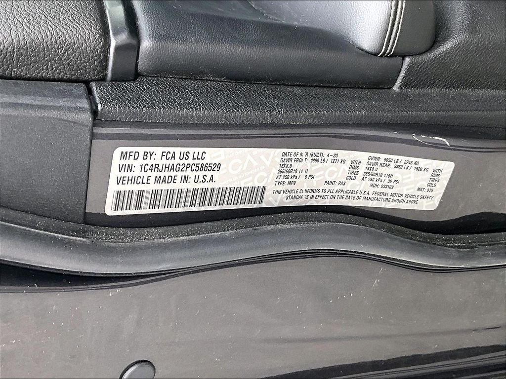 Used 2023 Baltic Gray Metallic Clearcoat Jeep Laredo image 33