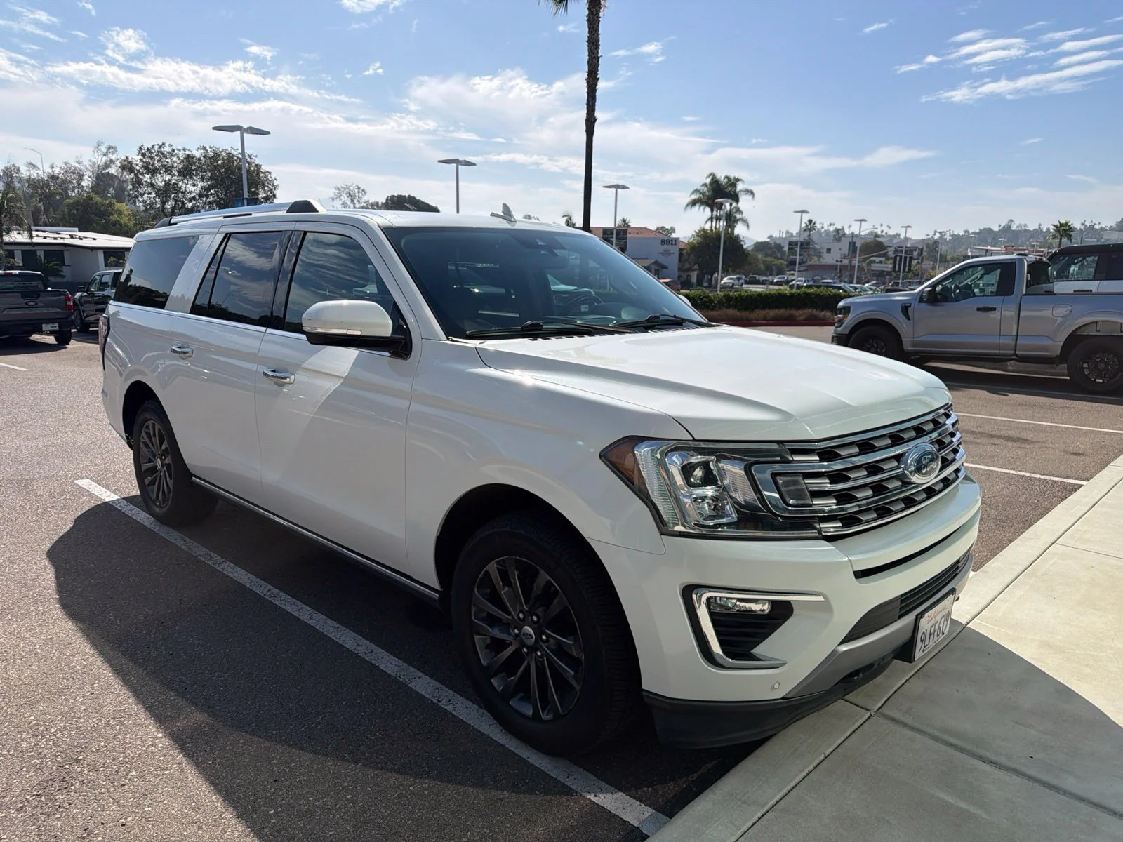 Certified Used 2021 White Metallic Ford Limited image 3