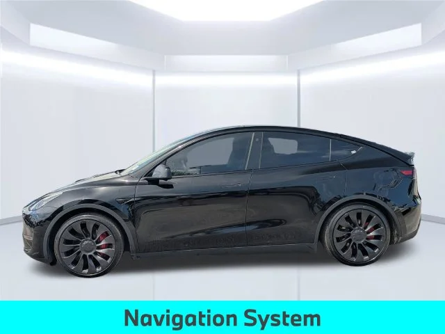Used 2023 Black Tesla Performance image 2