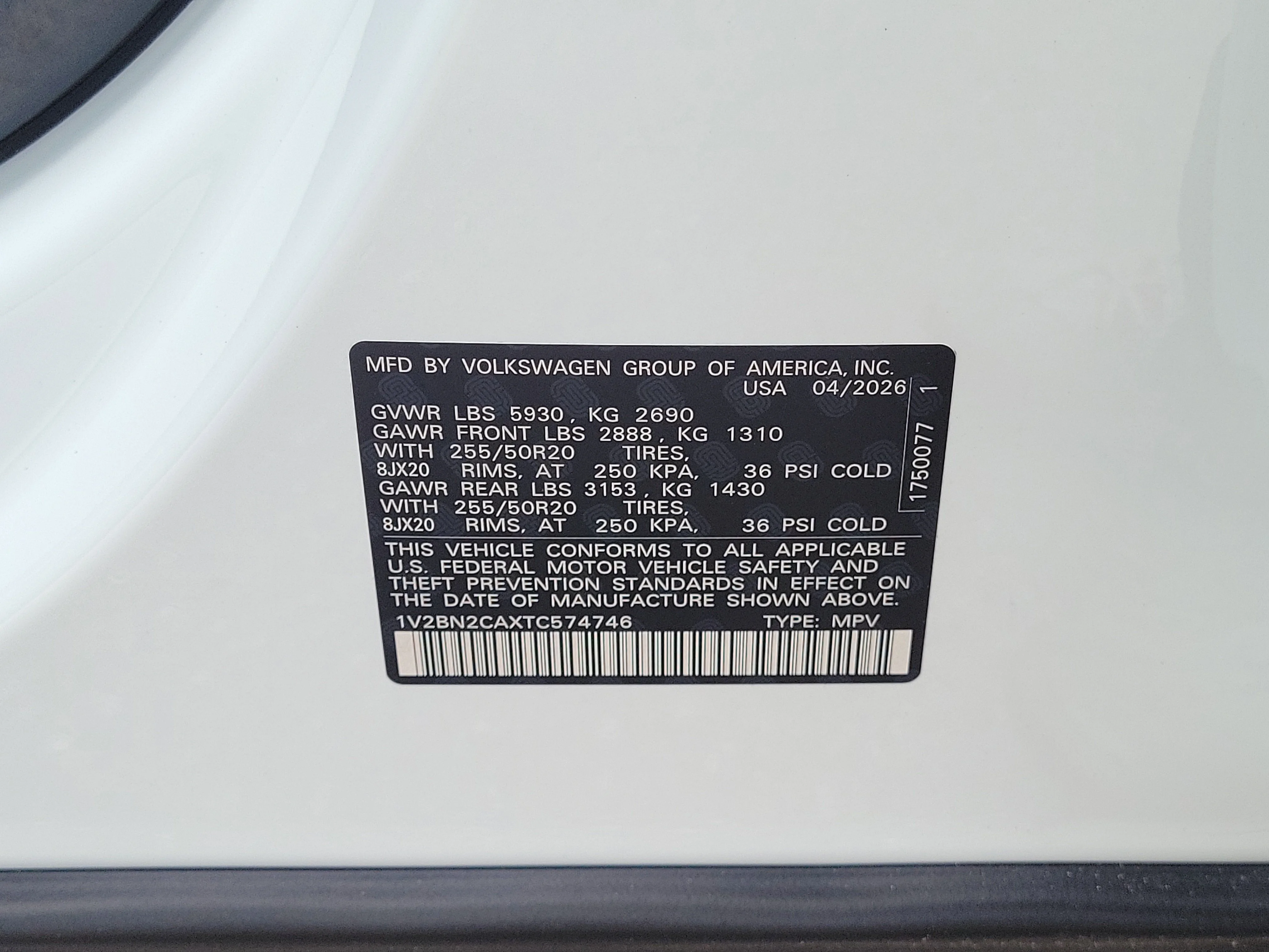 New 2026 White Volkswagen SEL image 34