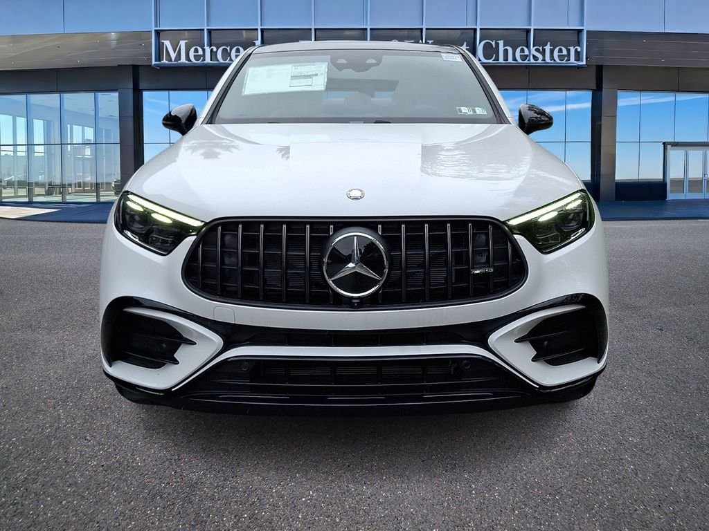 New 2026 MANUFAKTUR Moonlight White Metallic Mercedes-Benz AMG® GLC 43 4MATIC® Coupe image 2